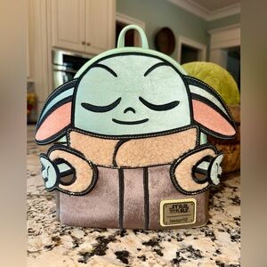 NWT Disney Parks Loungefly Mini Backpack - Star Wars Grogu